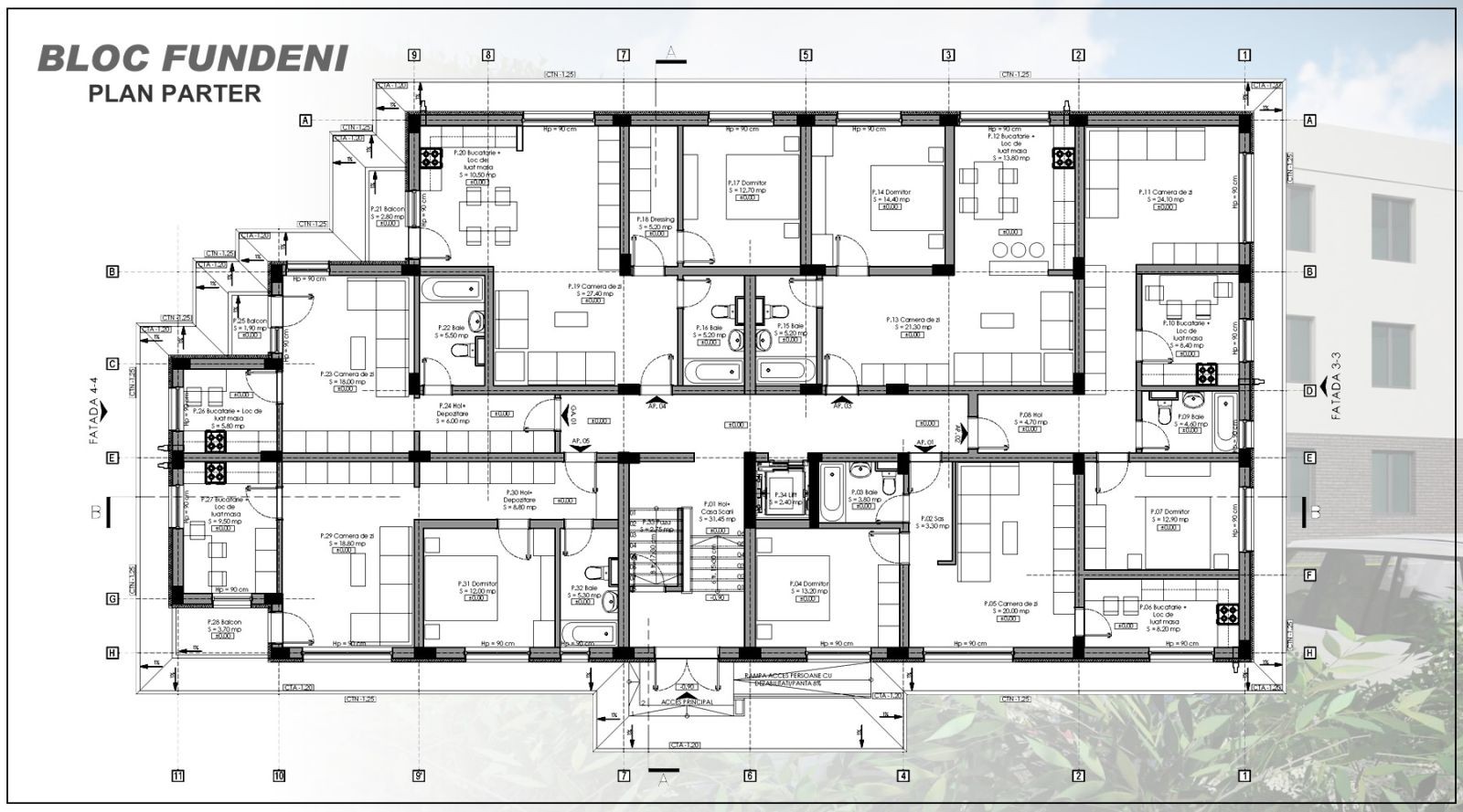 Bloc P+2E Fundeni
