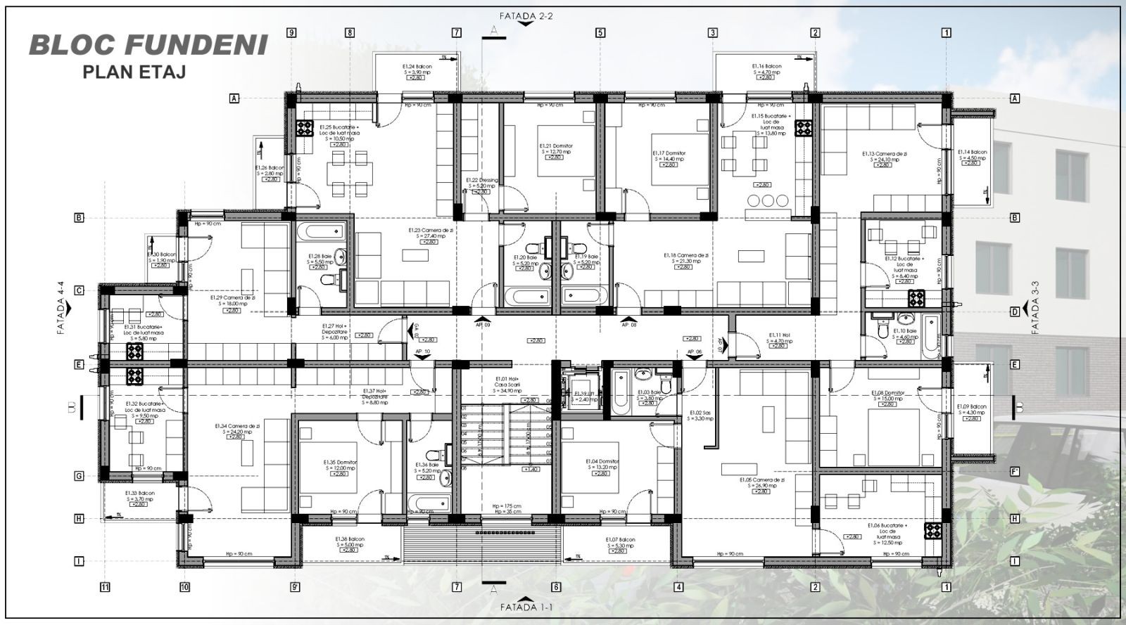 Bloc P+2E Fundeni